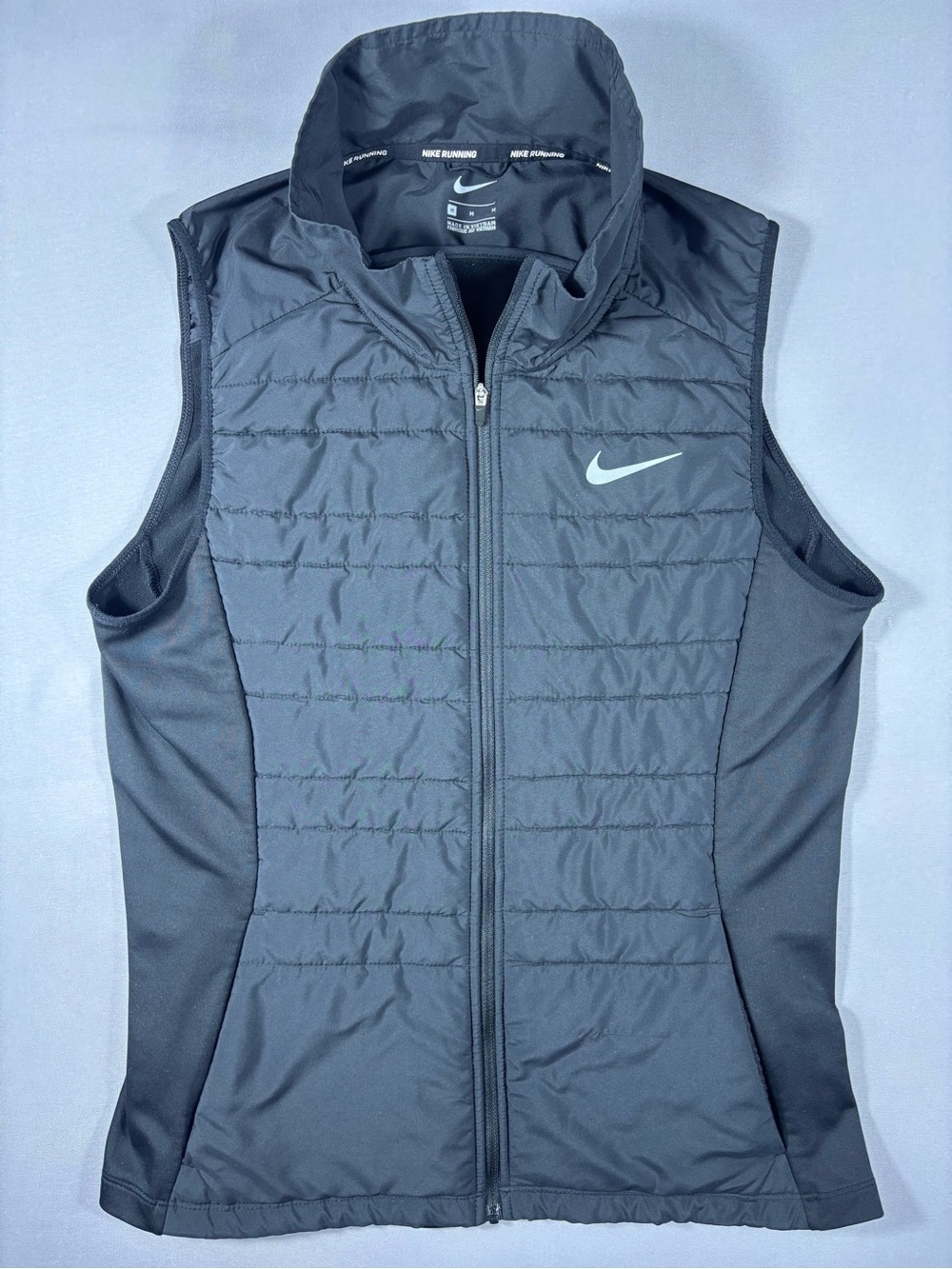 Nike Running Women’s M Black Insulated Quilted Performance Vest